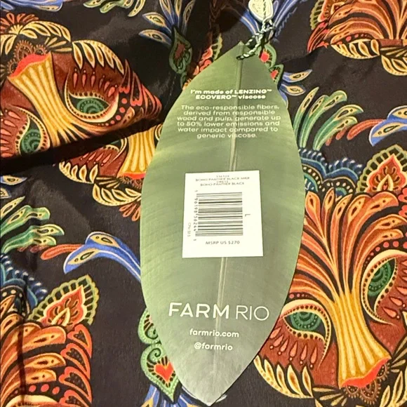 FARM Rio Boho Panther Midi Dress - Picture 3 of 3
